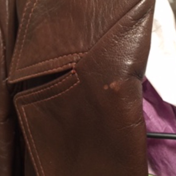 Leather car coat - Picture 7 of 7